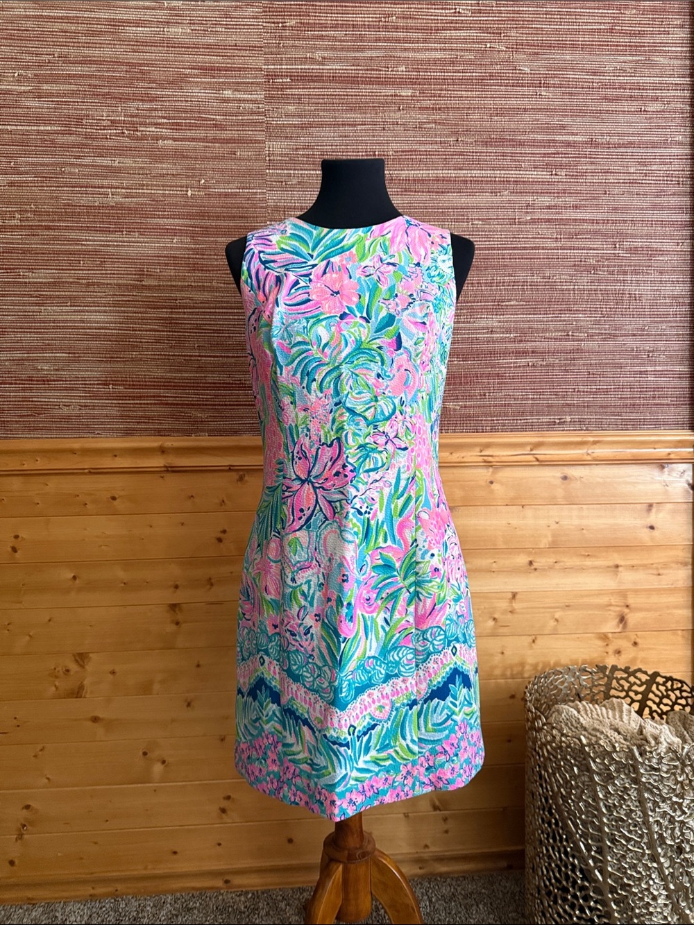 Lilly Pulitzer Pink Floral Printed Shift Dress